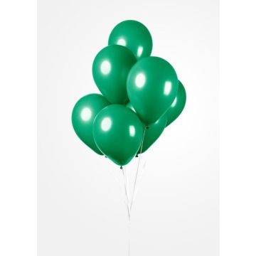 Dark Green Balloons 25x - 30 cm