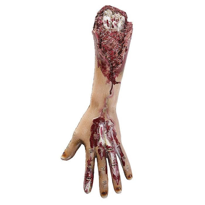 Afhugget blodig arm - 41 cm
