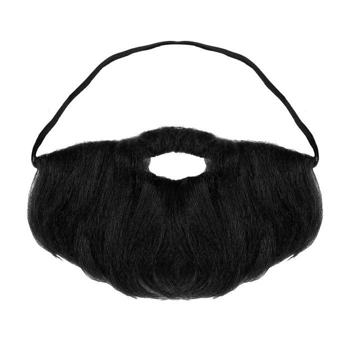 Black full beard