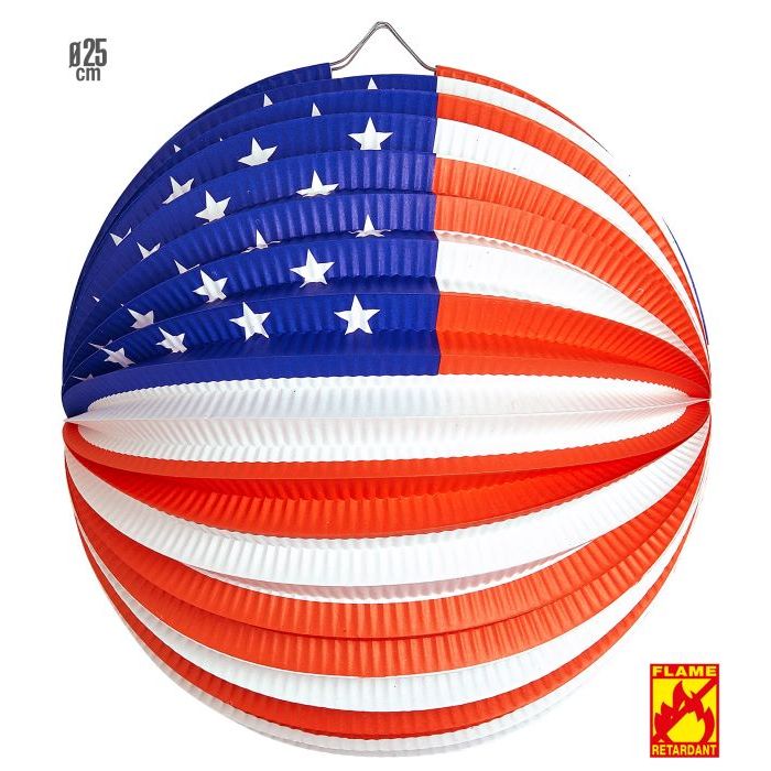 USA lanterne rund - Ø25 CM