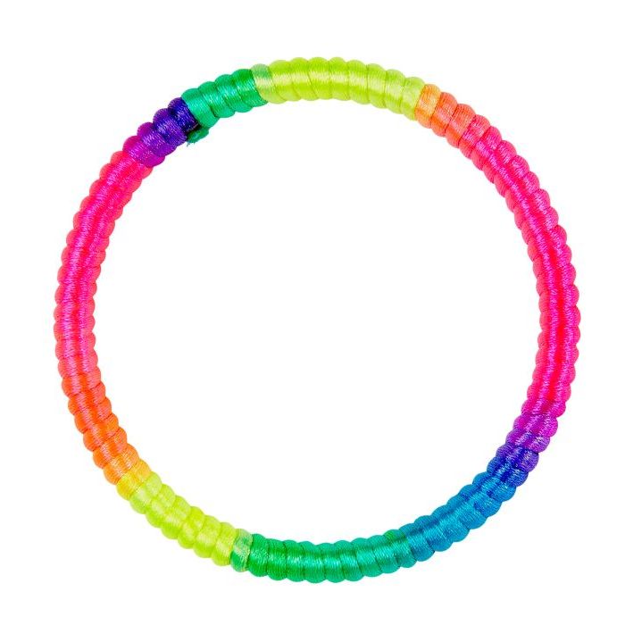 Neon Rainbow Coloured Bracelet