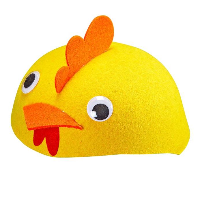 Felt Chicken Hat