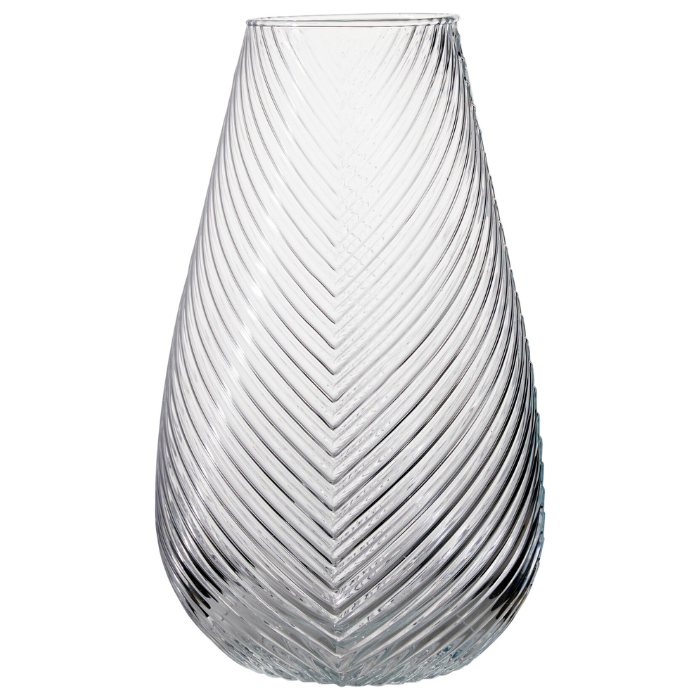 Transparent glas vase 150x300 mm 