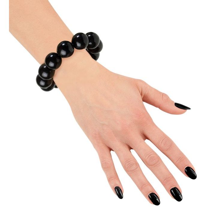 Black 70's pearl bracelet