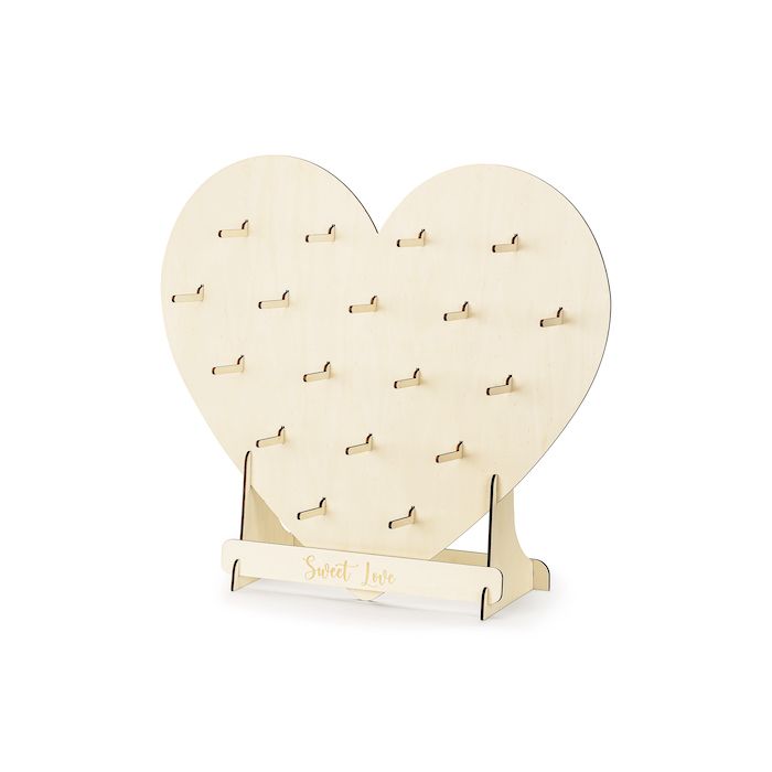 Heart Donut Stand Beige - 65 x 59 cm