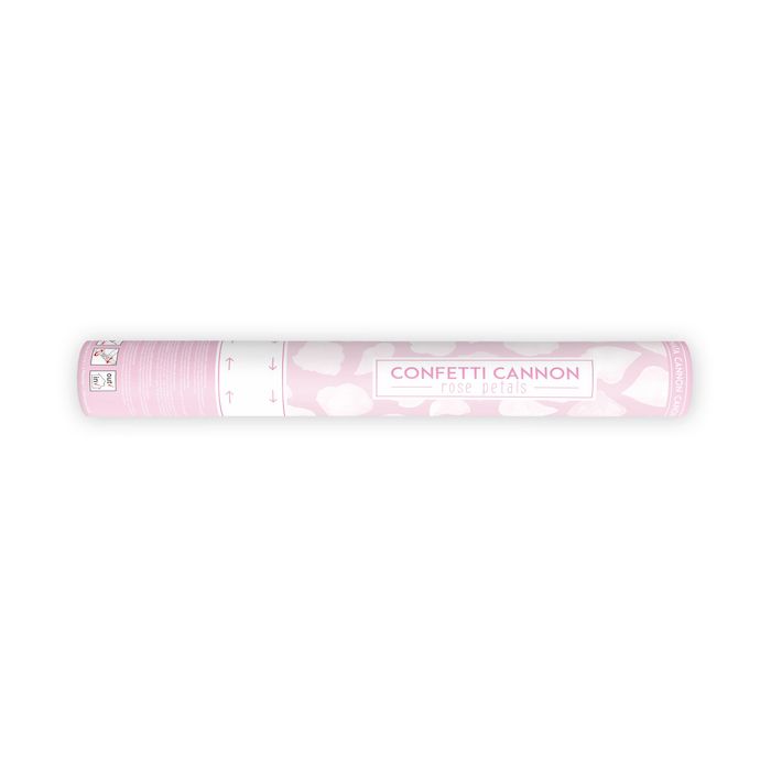 White Rose confetti tubes - 40 cm