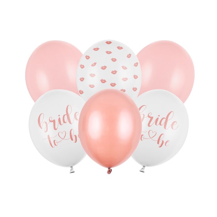Bride to be balloner 6x - 30 cm