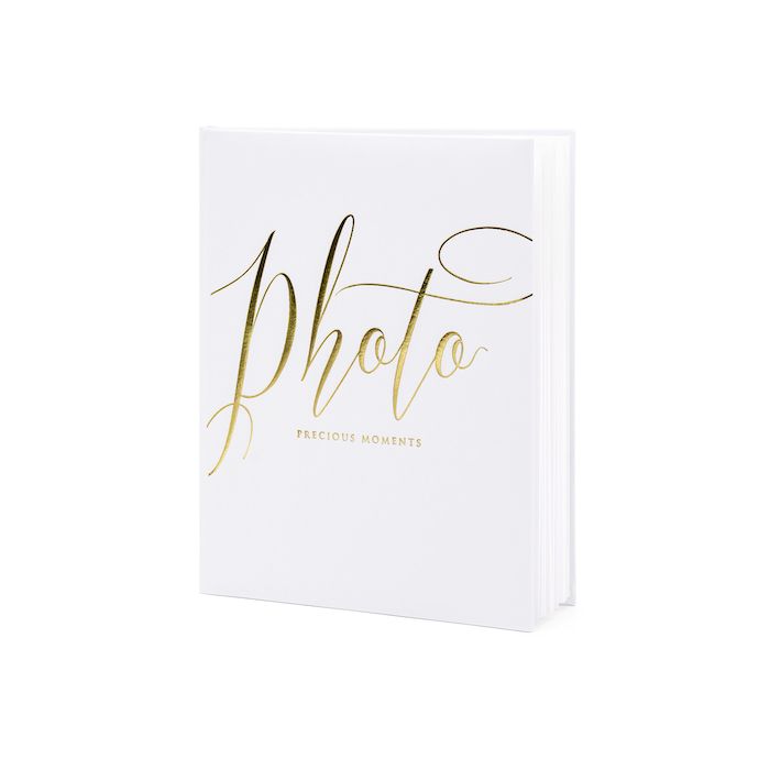 White "Precious Moments" Photo Album - 20 x 24.5 cm