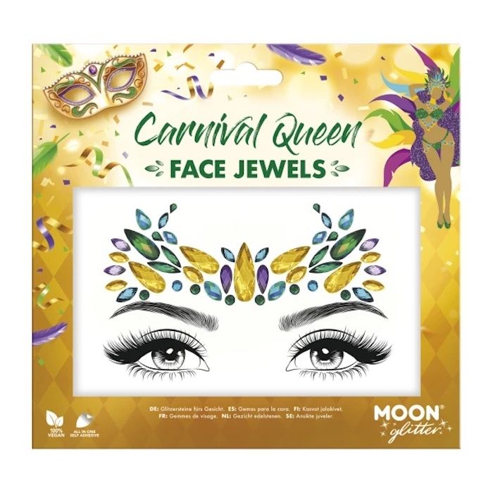 Carnival Queen Face Jewellery