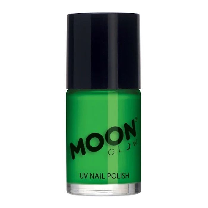 Neon UV neglelak intens grøn Moon Creations - 14 ml 