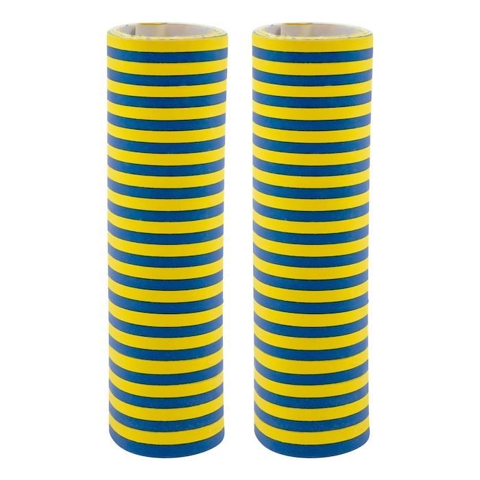 Blue And Yellow Streamers 3x