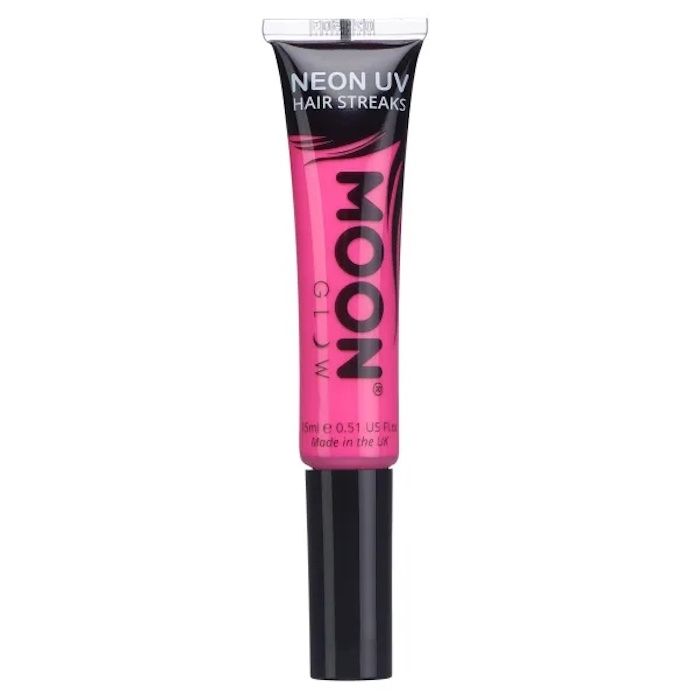 Neon UV hårfarve intens pink, Moon Creations - 15 ml