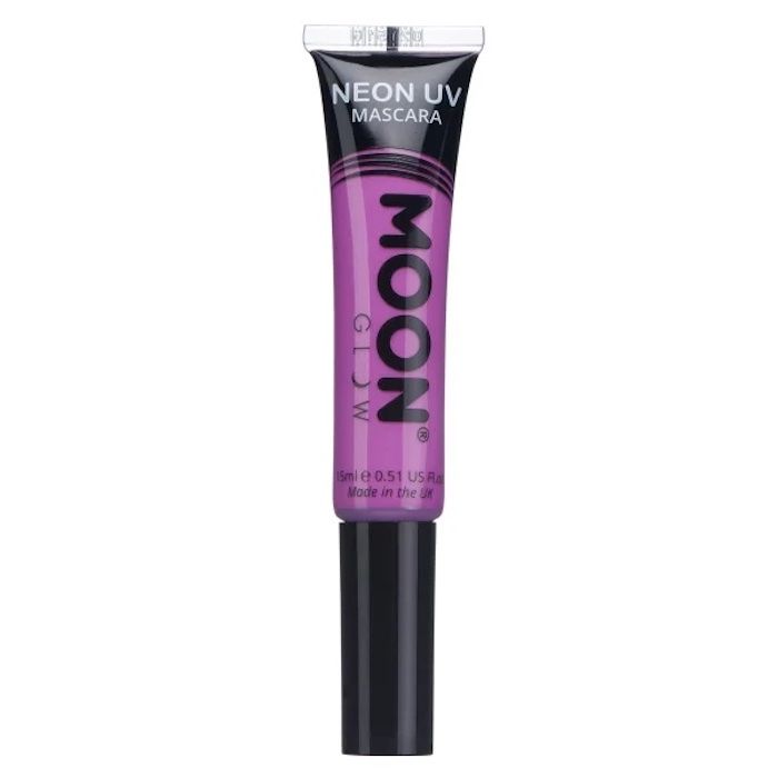 Neon UV mascara intens lilla, Moon Creations - 15 ml 