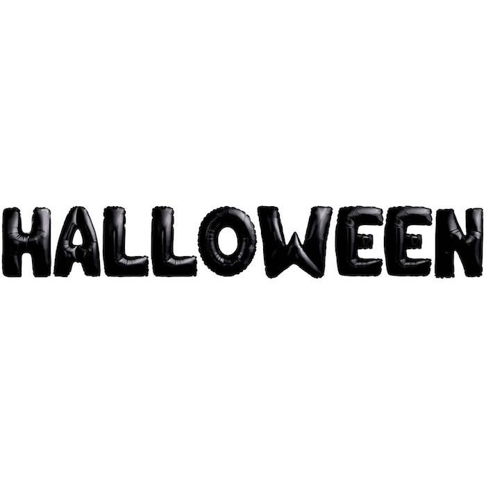 Halloween foil balloons black - 40 cm