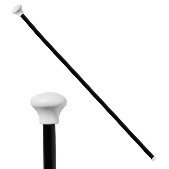 Black cane for 1920s costume - 81 cm