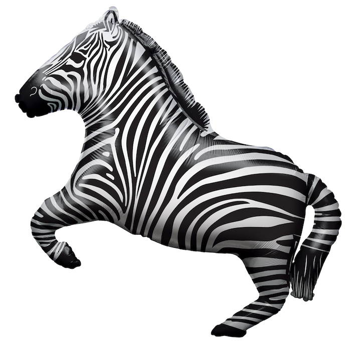 Zebra Foil Balloon - 70 cm