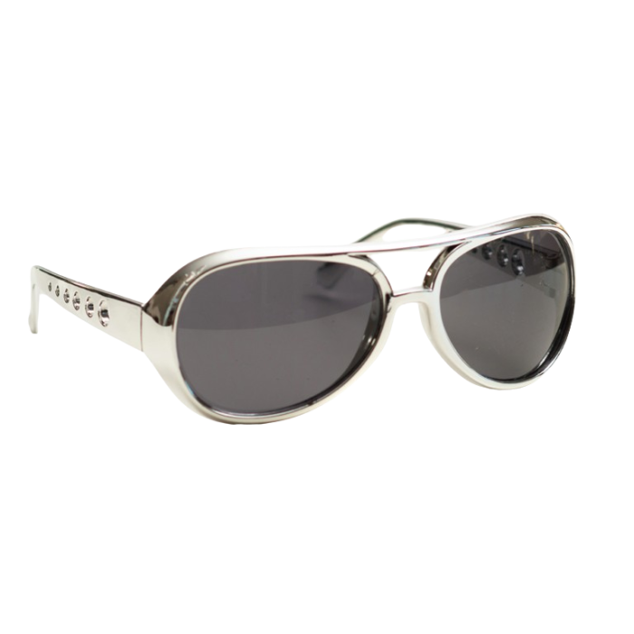 Elvis sunglasses silver