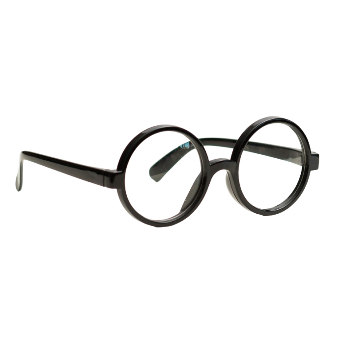 Round clear glasses without prescription unisex