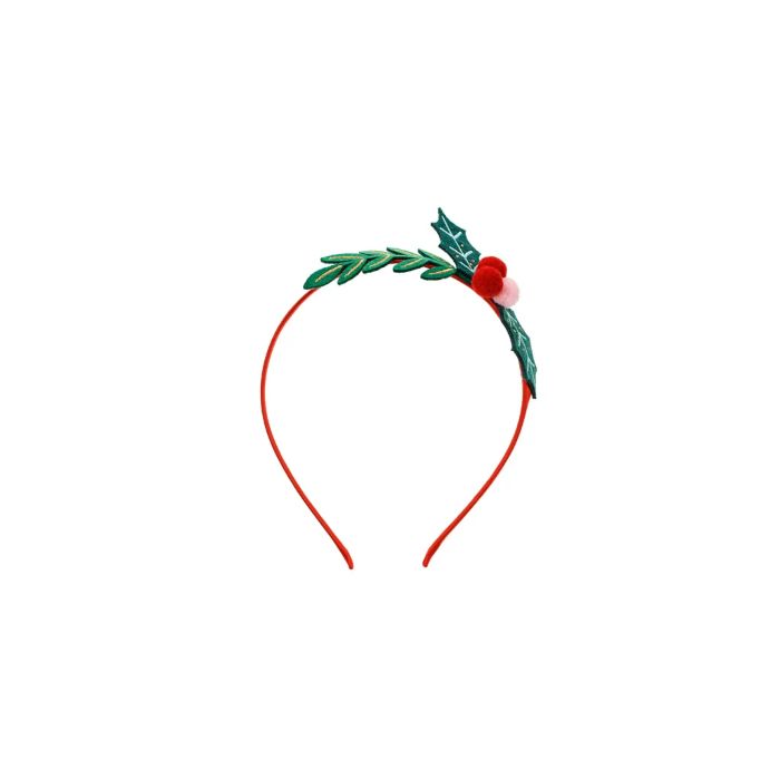 Hairband with mistletoe 14.5x17 cm