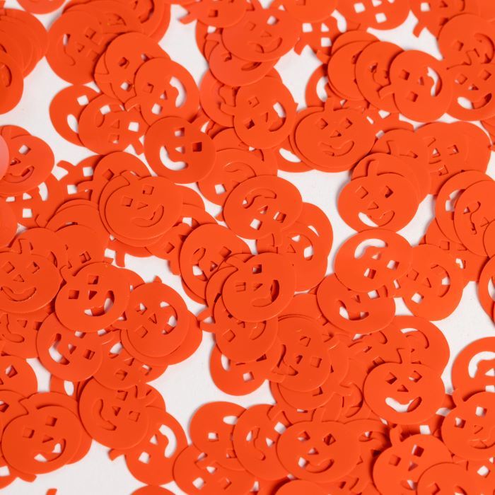Orange Pumpkin Table Confetti - 14 g
