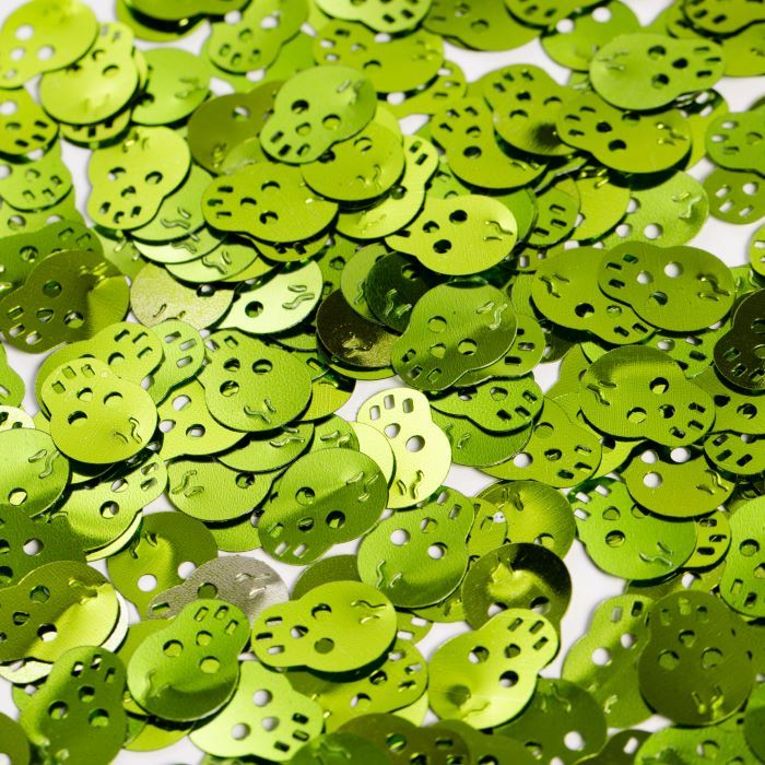 Green Skull Table Confetti - 14 g