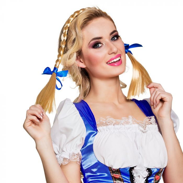 Oktoberfest hårbånd Heidi fletninger