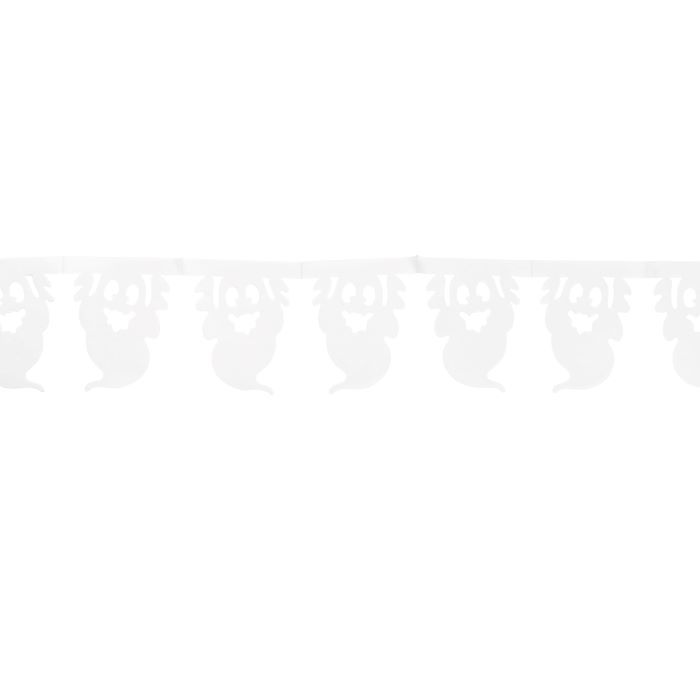White Ghost Paper Garland - 6 m