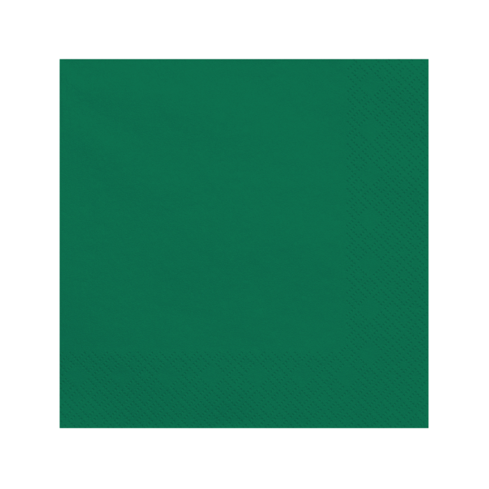 Bottle Green 3-Ply Napkins 20x - 33 x 33 cm