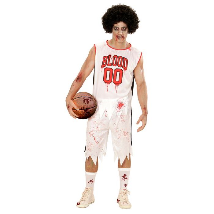 Zombie basketball player costume - 2 parts