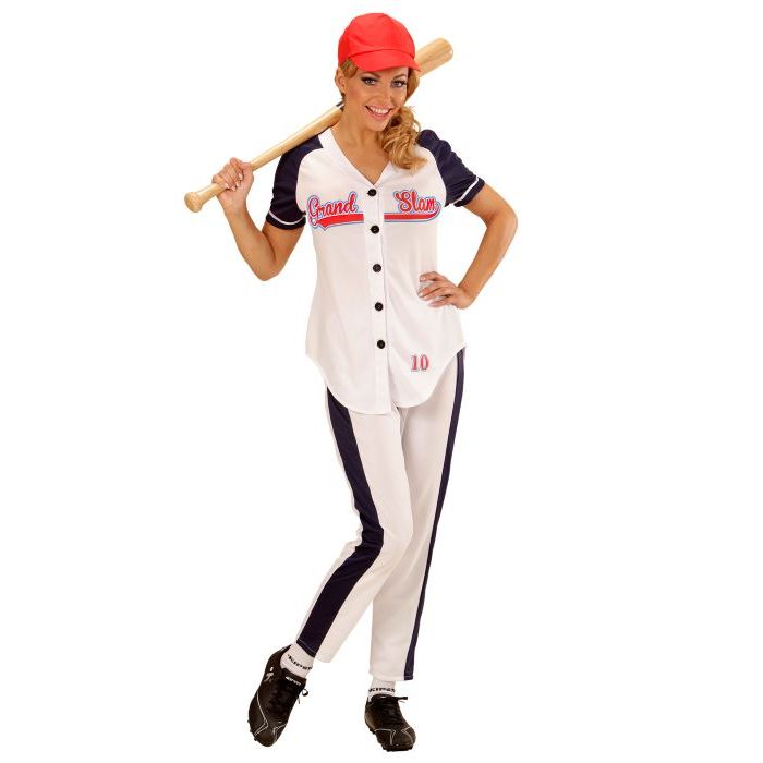 Women's Baseball Costume - 3 Pieces