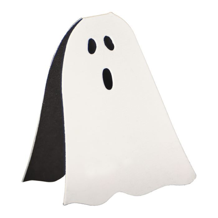 Halloween ghost paper place cards 6x - 6.9x5.5 cm