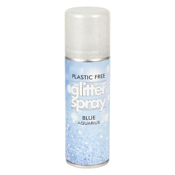 Glitter spray for body and hair 125 ml blue 