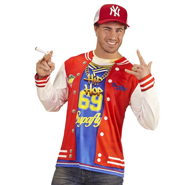 Hip Hop long sleeve t-shirt with print