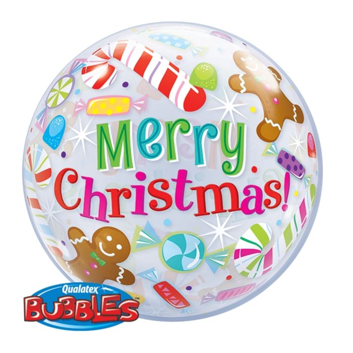 Christmas balloon with Christmas motifs 56 cm 