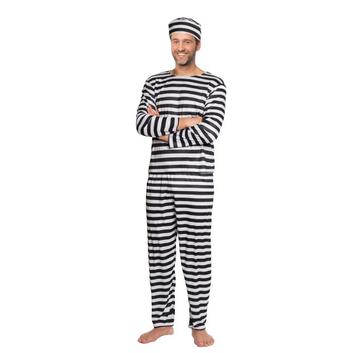 Prisoner costume black and white