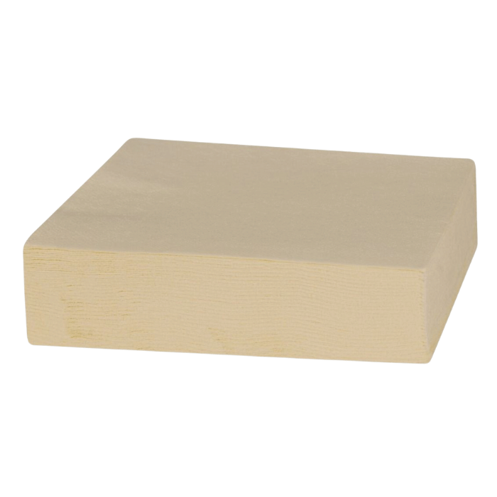 Brune servietter 2-lags 1000x - 33x33 cm