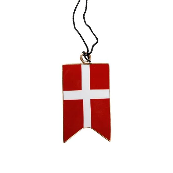 Dannebrog flag for hanging Christmas tree Det Gamle Apotek