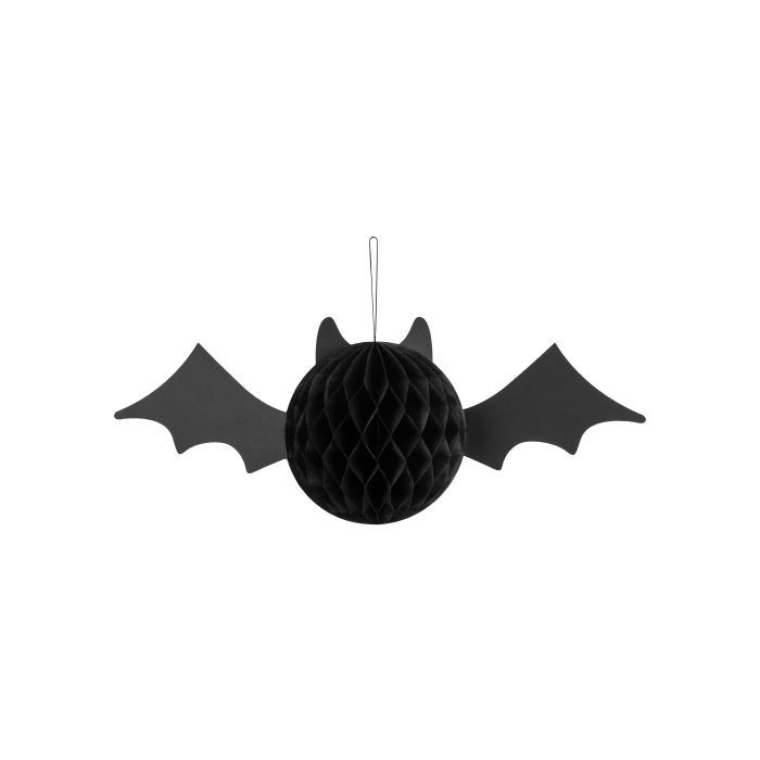 Black paper bat honeycomb - 45x17 cm