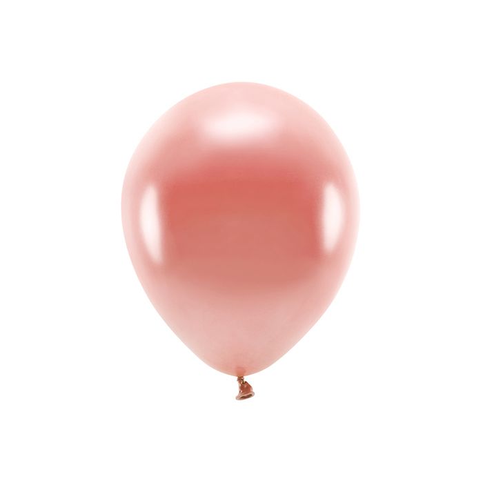 Metallic Rose Gold Balloner 10x - 30 cm