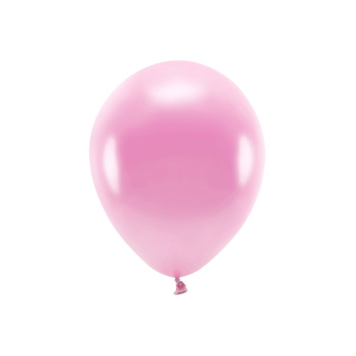 Metallic Pink Balloner 10x - 30 cm