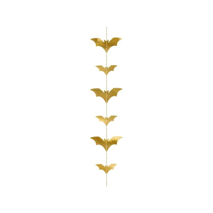 Gold Bat Garland - 1.5 Metres