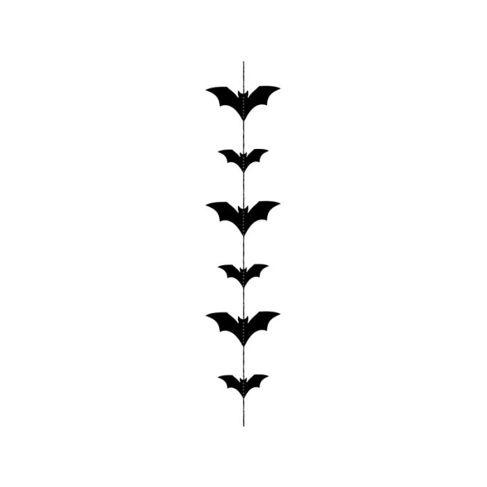 Black Bat garland - 1.5 meters