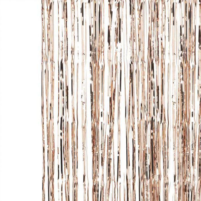 Rose Gold Frynse Gardin - 2,5 x 1 meter