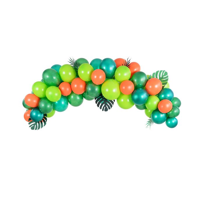 Tropical balloon arch including 60 balloons - 2 meters
