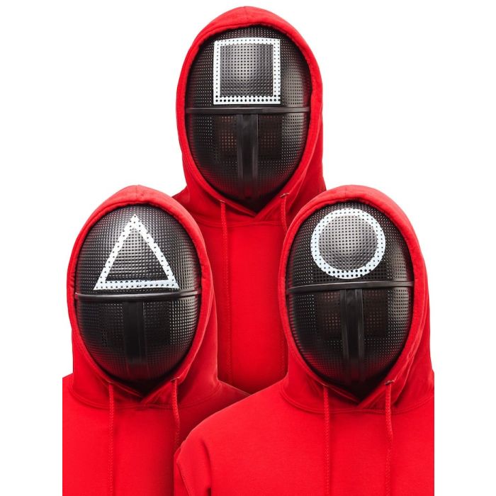 Squid Game® Guard maske sæt 3 pakke