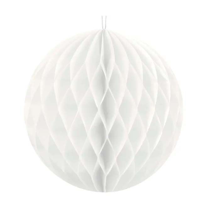 Hvid Honeycomb - 30 cm