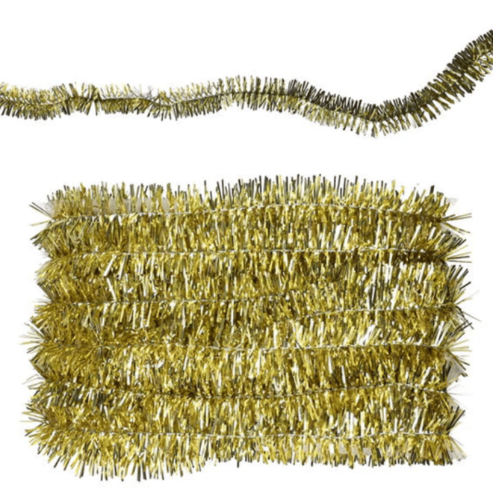 Lametta guirlande guld - 5 m Det Gamle Apotek