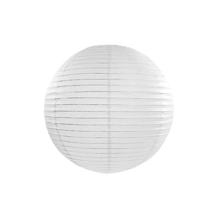 Hvid papir lanterne - 30 cm