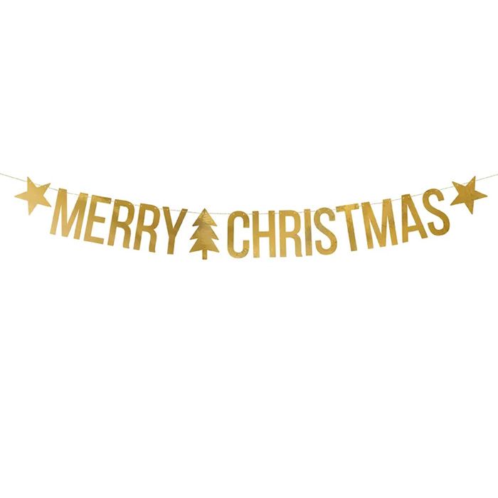 Merry Christmas Banner - 1,5 meter