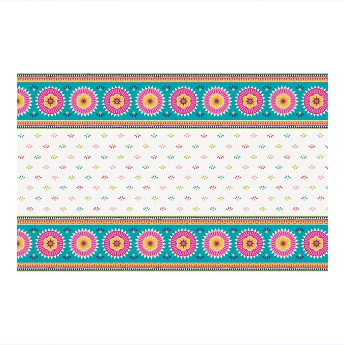 Plastdug med Mexicansk inspireret mønster fiesta 137x213 cm